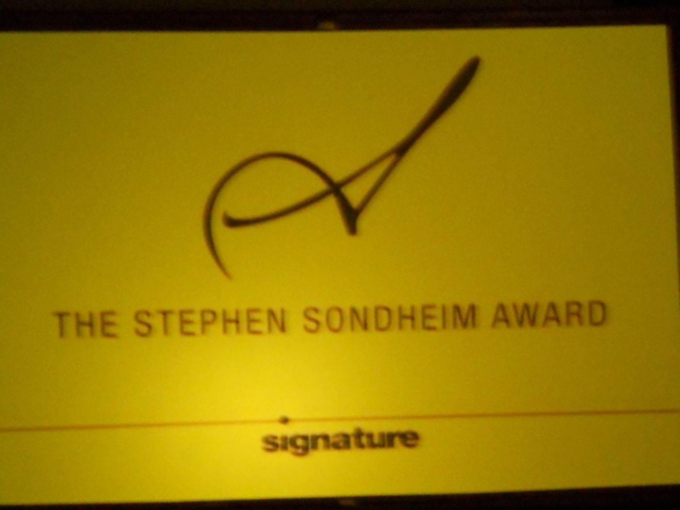 Photo Flash: Signature Theatre Honors Bernadette Peters with Sondheim Award  Image