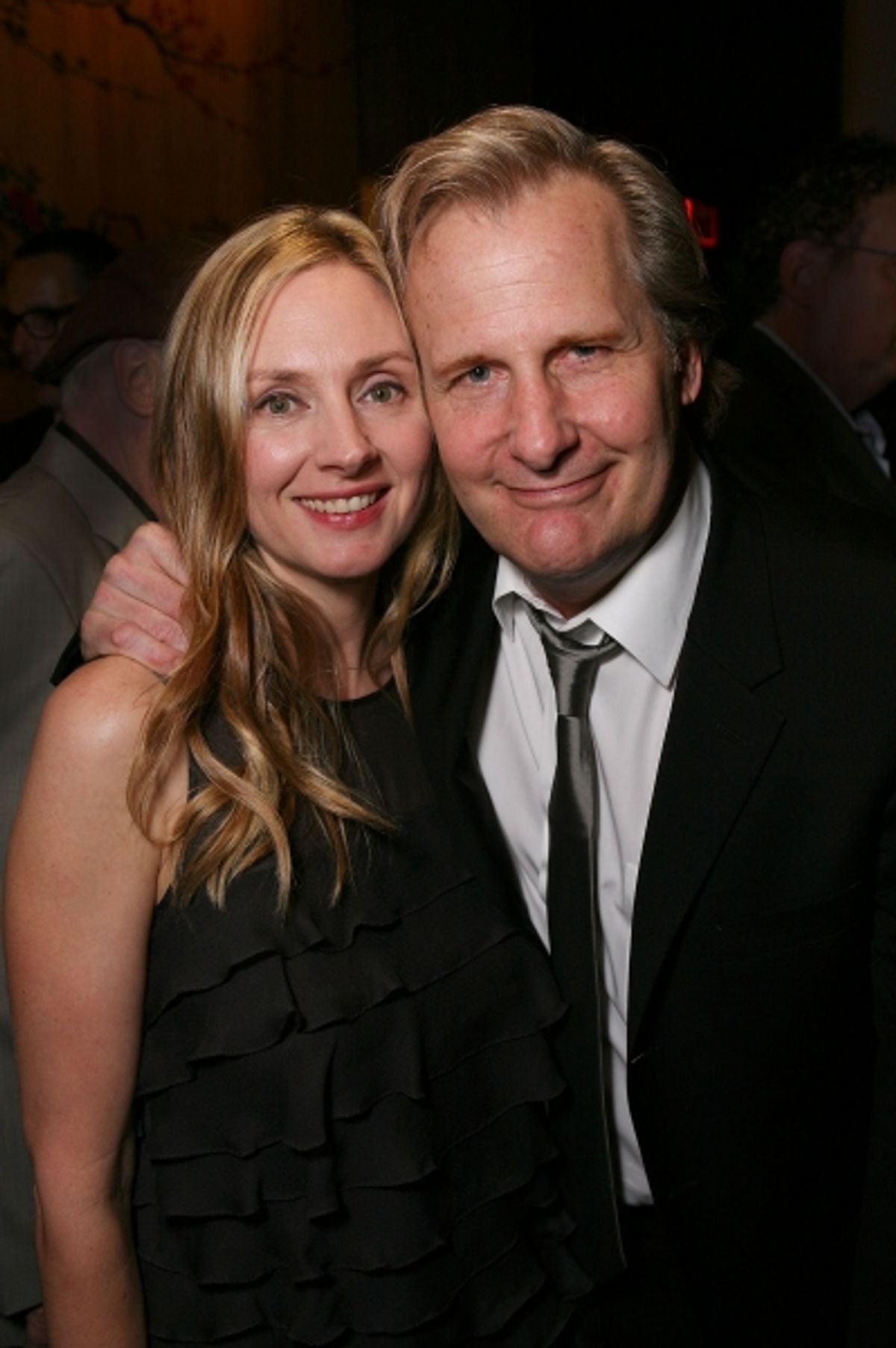 LOS ANGELES, CA - APRIL 13: Cast members Hope Davis (L) and Jeff Daniels (R) pose at the party for the opening night performance of 'God of Carnage' at Center Theatre Group's Ahmanson Theatre on April 13, 2011 in Los Angeles, California. (Photo by Ryan Mi at 