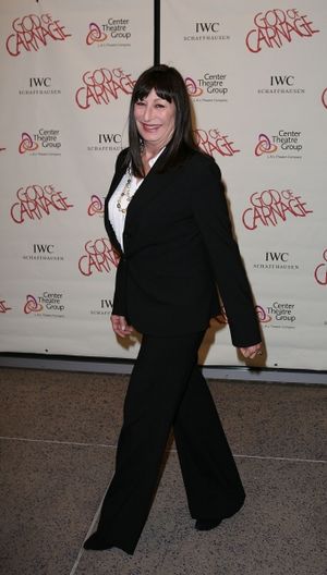 LOS ANGELES, CA - APRIL 13: Anjelica Huston poses during the arrivals for the opening night performance of "God of Carnage" at Center Theatre Group's Ahmanson Theatre on April 13, 2011 in Los Angeles, California. (Photo by Ryan Miller/Capture Imag @ BroadwayWorld LOS ANGELES, CA - APRIL 13: Anjelica Huston poses during the arrivals for the opening Photo