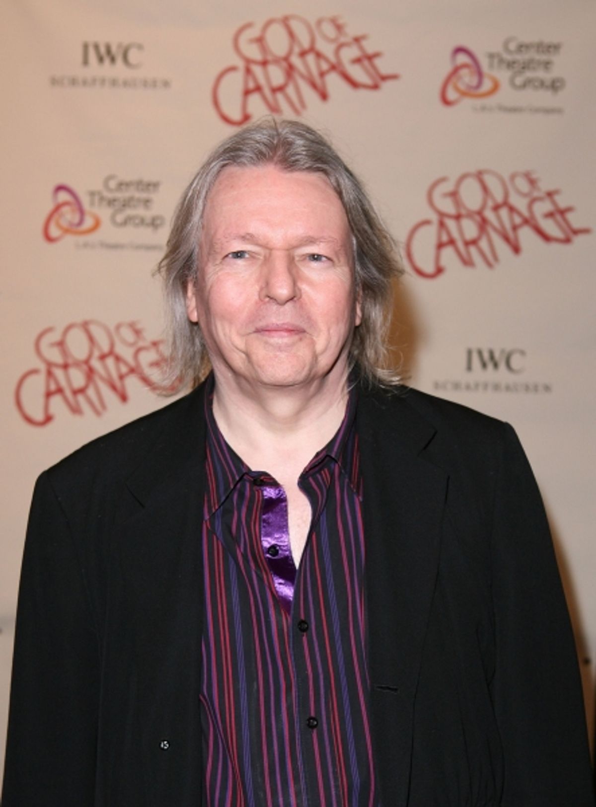 LOS ANGELES, CA - APRIL 13: Translator Christopher Hampton poses during the arrivals for the opening night performance of 'God of Carnage' at Center Theatre Group's Ahmanson Theatre on April 13, 2011 in Los Angeles, California. (Photo by Ryan Miller/Captu at 