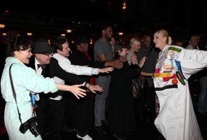 Linda Hart & Jack O'Brien celebrating the Broadway Opening Night Gypsy Robe Ceremony for Recipient Jennifer Frankel of 'Catch Me If You Can' at the Neil Simon Theatre in New York City. @ BroadwayWorld Linda Hart & Jack O'Brien celebrating the Broadway Opening Night Gypsy Robe Ceremony Photo