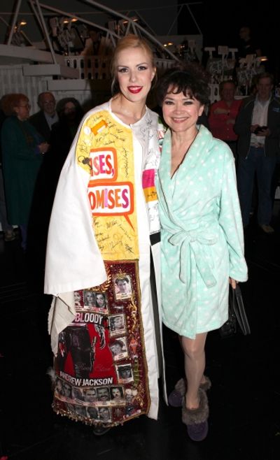 Jennifer Frankel & Linda Hart celebrating the Broadway Opening Night Gypsy Robe Cerem Photo