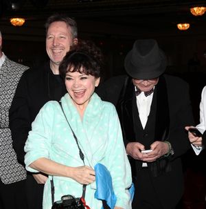 John McDaniel & Linda Hart & Jack O'Brien celebrating the Broadway Opening Night Gypsy Robe Ceremony for Recipient Jennifer Frankel of 'Catch Me If You Can' at the Neil Simon Theatre in New York City. @ BroadwayWorld John McDaniel & Linda Hart & Jack O'Brien celebrating the Broadway Opening Night Gyps Photo