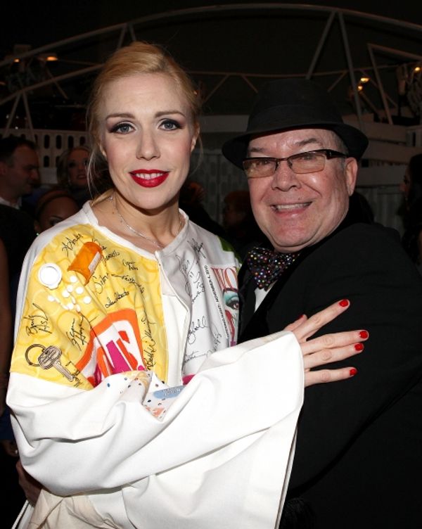 Jennifer Frankel with Jack O'Brien celebrating the Broadway Opening Night Gypsy Robe  Photo