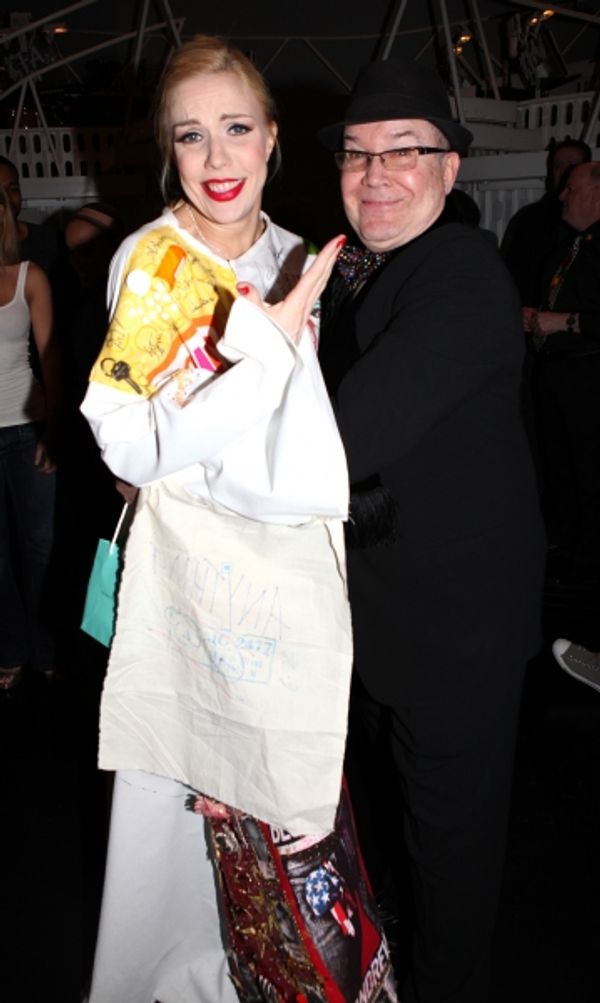 Jennifer Frankel & Jack O'Brien celebrating the Broadway Opening Night Gypsy Robe Cer Photo