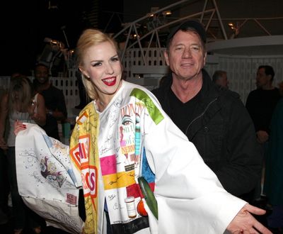 Jennifer Frankel with Tom Wopat celebrating the Broadway Opening Night Gypsy Robe Cer Photo