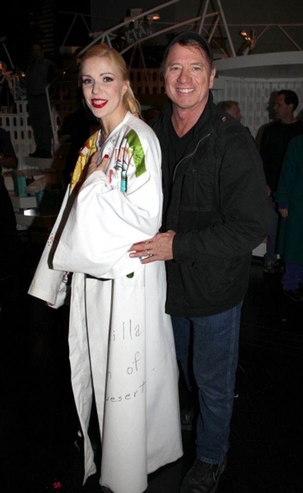 Jennifer Frankel & Tom Wopat celebrating the Broadway Opening Night Gypsy Robe Ceremo Photo