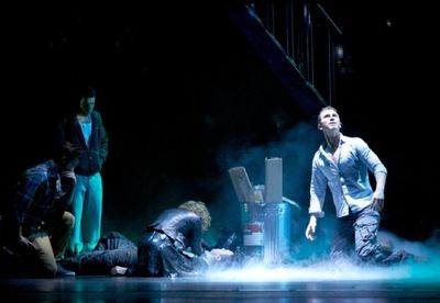 Caissie Levy, Richard Fleeshman and Company Photo
