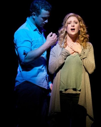 Richard Fleeshman and Caissie Levy Photo