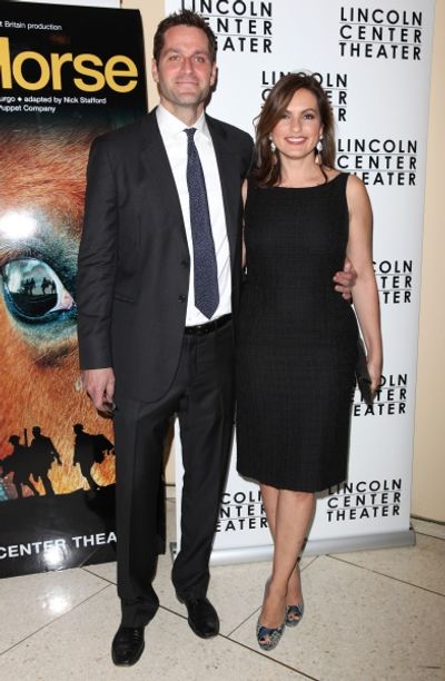 Peter Hermann & Mariska Hargitay attending the Opening Night After Party for 'War Hor Photo