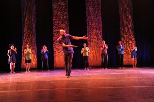 Ronald K. Brown & his dancers from Evidence
 Photo