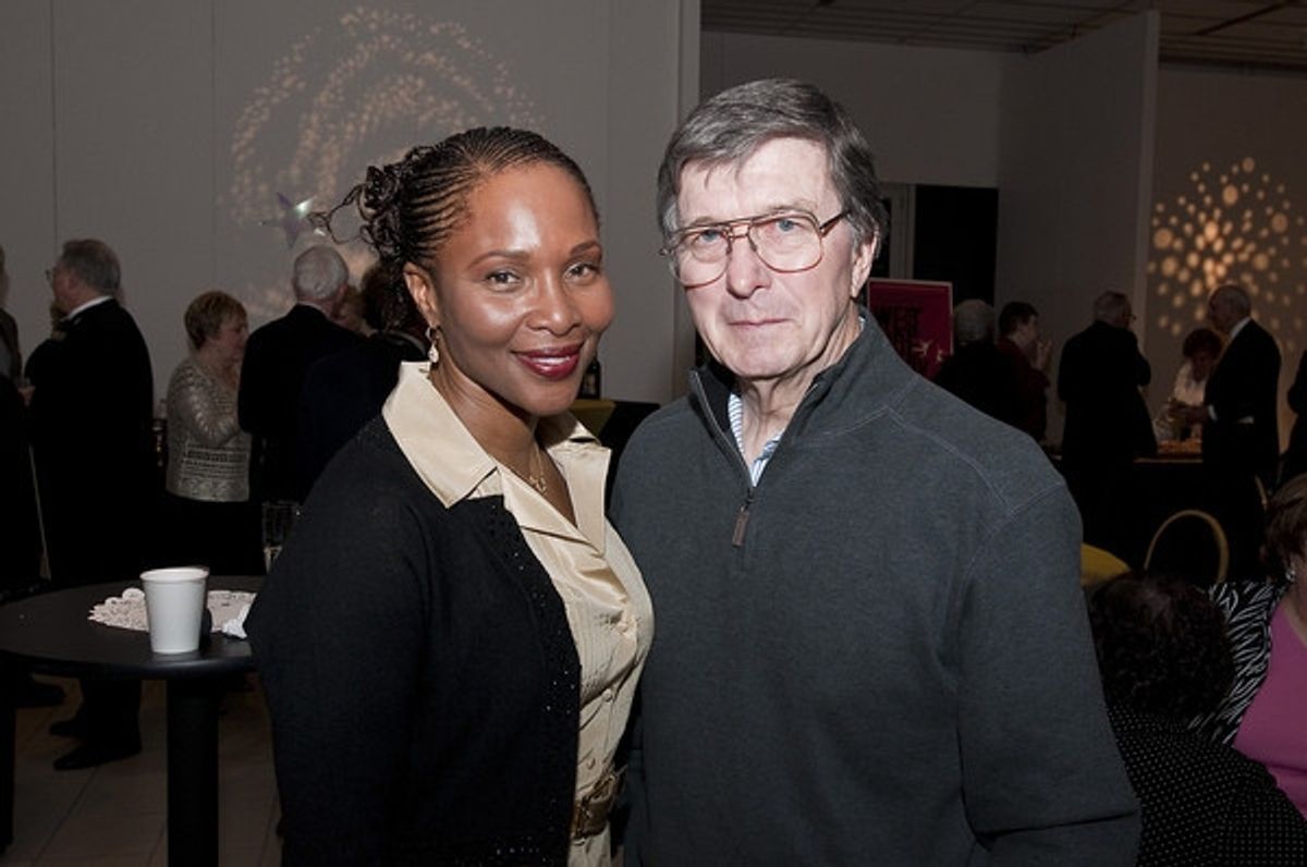 Suzzanne Douglas & Deryk Harrison at 