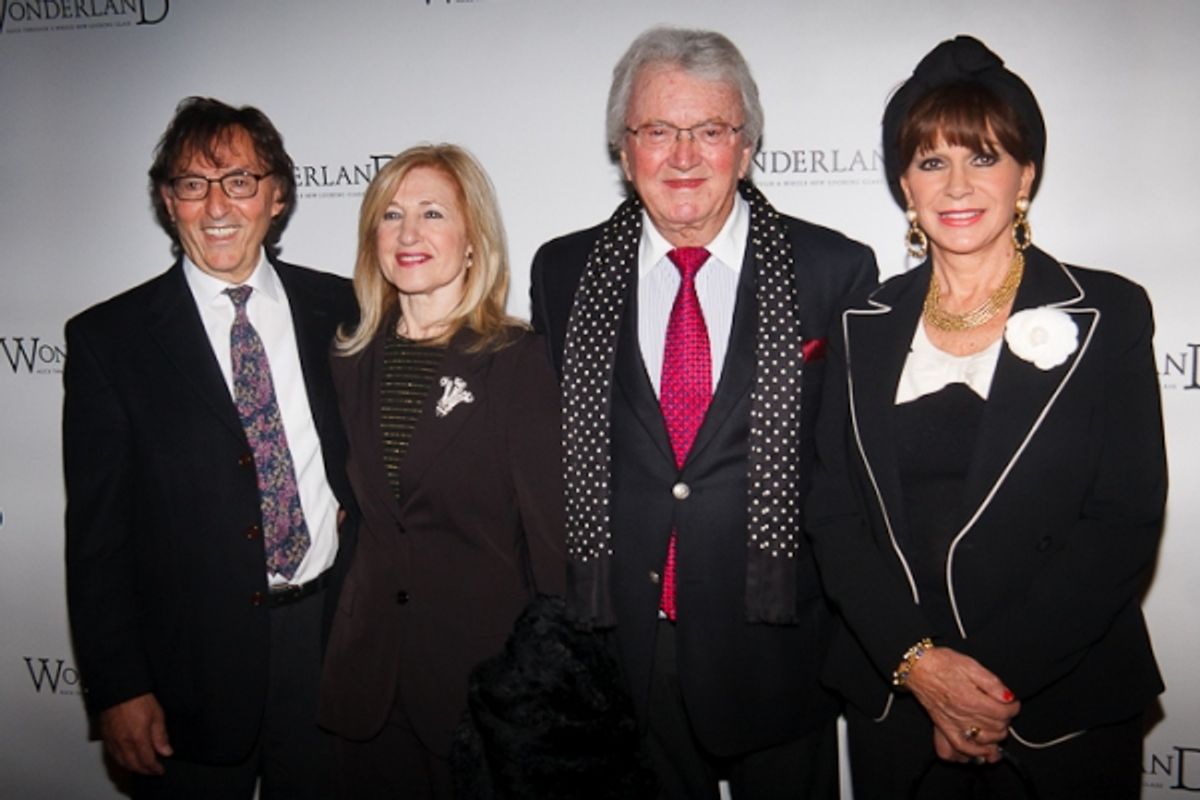 Don Black, Chloe Works, Leslie Bricusse, and Yvonne Romain at 