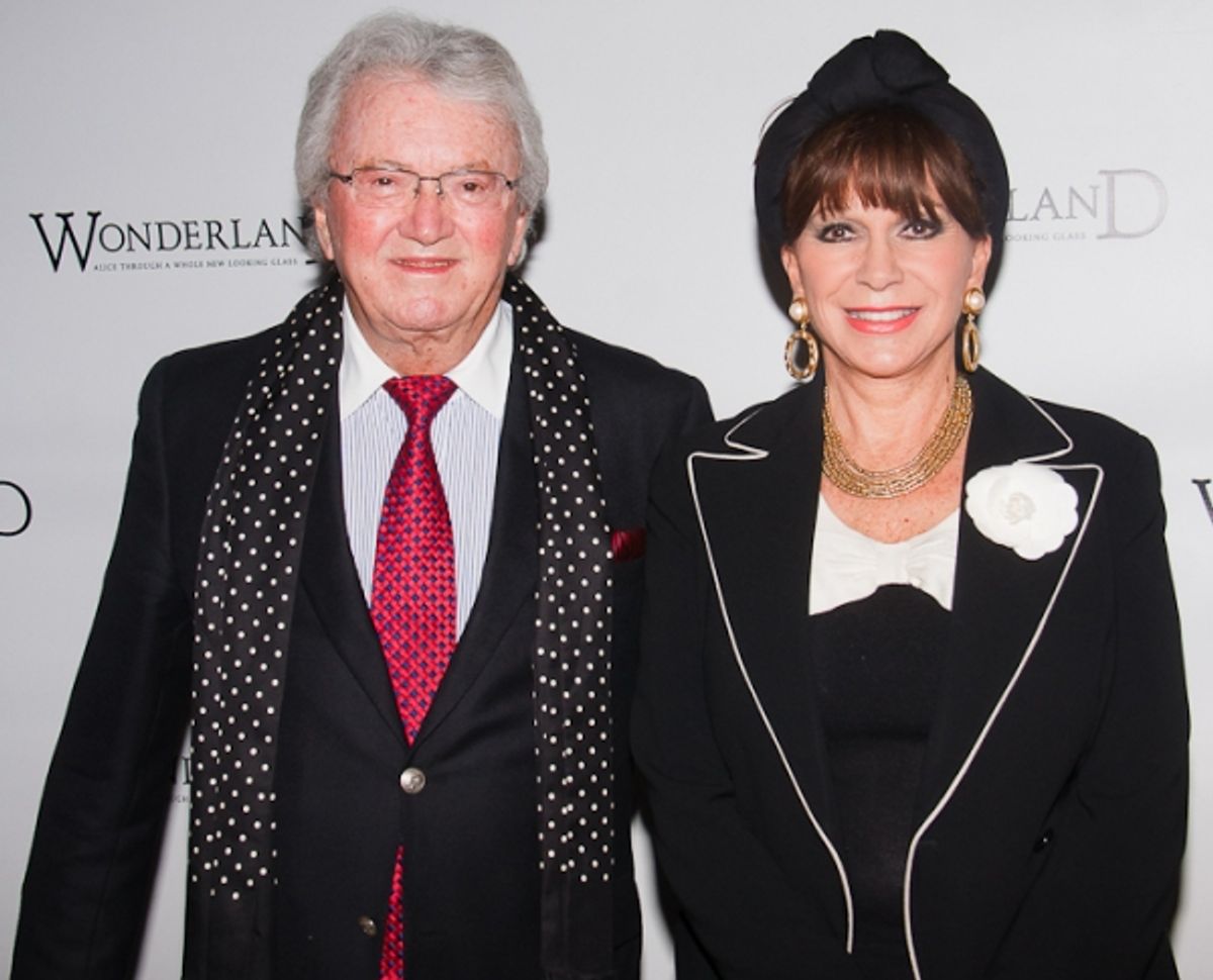 Leslie Bricusse and Yvonne Romain at 