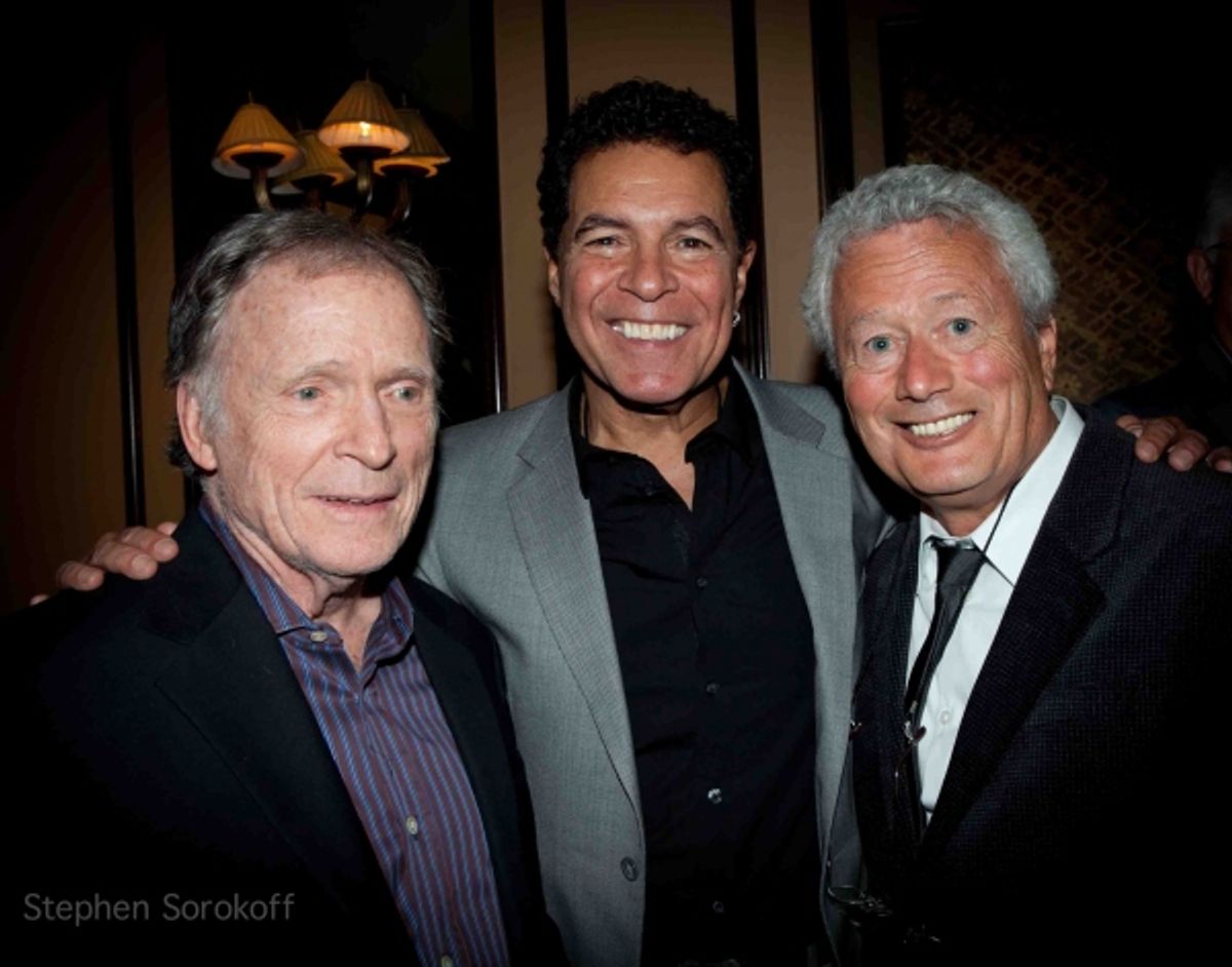Dick Cavett, Clint Holmes, Stephen Sorokoff at 