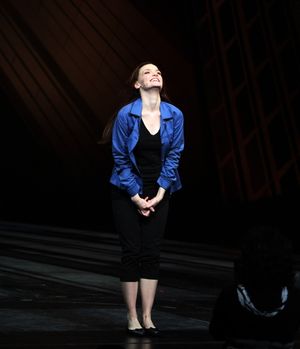 Jennifer Damiano during the Final Curtain Call Bow for the Original Version of 'Spider-Man Turn Off The Dark'. The show takes a brief Hiatus before the New Version Debuts on5/12/2011 in New York City. @ BroadwayWorld Jennifer Damiano during the Final Curtain Call Bow for the Original Version of 'Spide Photo