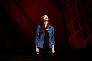 Jennifer Damiano during the Final Curtain Call Bow for the Original Version of 'Spider-Man Turn Off The Dark'. The show takes a brief Hiatus before the New Version Debuts on5/12/2011 in New York City. @ BroadwayWorld Jennifer Damiano during the Final Curtain Call Bow for the Original Version of 'Spide Photo