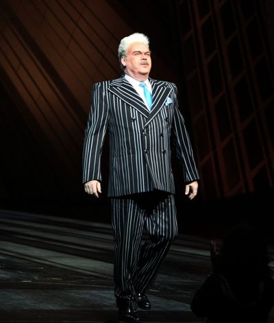 Michael Mulheren during the Final Curtain Call Bow for the Original Version of 'Spide Photo