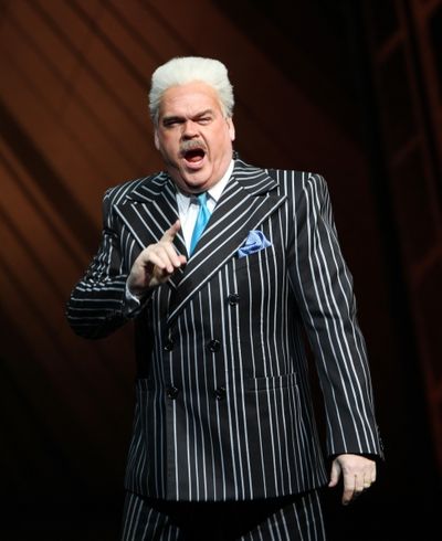 Michael Mulheren during the Final Curtain Call Bow for the Original Version of 'Spide Photo