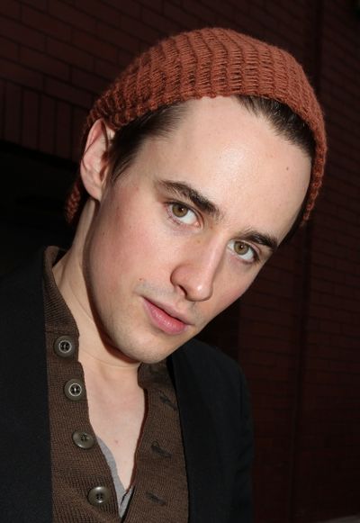 Reeve Carney meeting the Press after the Final Curtain Call Bow for the Original Vers Photo
