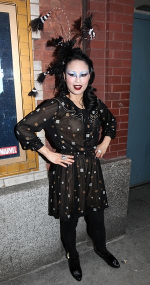 T.V. Carpio meeting the Press after the Final Curtain Call Bow for the Original Version of 'Spider-Man Turn Off The Dark'. in New York City. @ BroadwayWorld T.V. Carpio meeting the Press after the Final Curtain Call Bow for the Original Versi Photo
