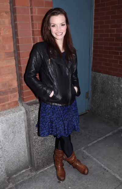 Jennifer Damiano meeting the Press after the Final Curtain Call Bow for the Original  Photo
