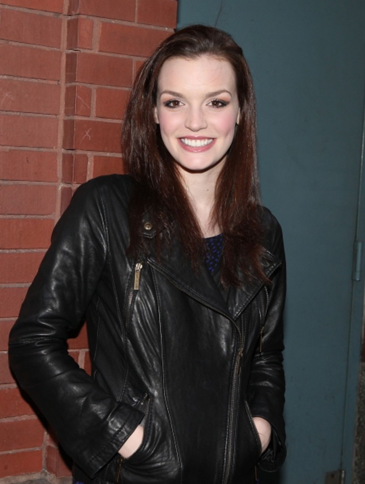  Jennifer Damiano meeting the Press after the Final Curtain Call Bow for the Original Version of 'Spider-Man Turn Off The Dark'.  in New York City. at 