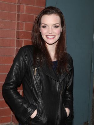 Jennifer Damiano meeting the Press after the Final Curtain Call Bow for the Original Version of 'Spider-Man Turn Off The Dark'. in New York City. @ BroadwayWorld Jennifer Damiano meeting the Press after the Final Curtain Call Bow for the Original Photo
