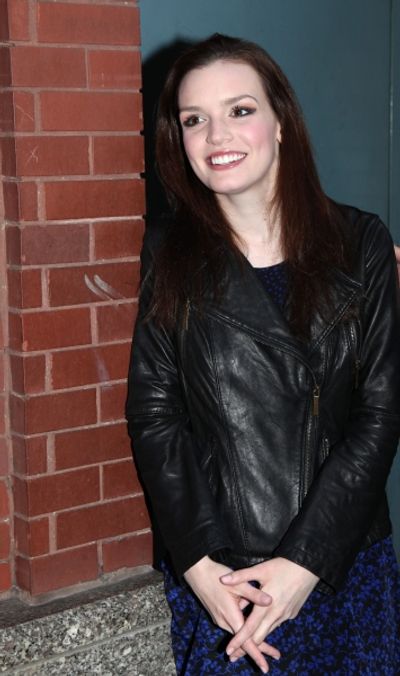 Jennifer Damiano meeting the Press after the Final Curtain Call Bow for the Original  Photo
