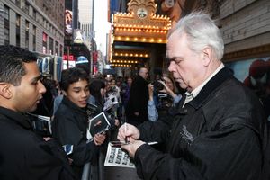 Michael Mulheren meeting the Press after the Final Curtain Call Bow for the Original Version of 'Spider-Man Turn Off The Dark'. in New York City. @ BroadwayWorld Michael Mulheren meeting the Press after the Final Curtain Call Bow for the Original Photo