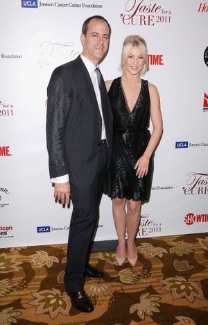 David Nevins (Showtime Networks President of Entertainment) and Julianne Hough at UCLA's Jonsson Cancer Foundation "Taste For a Cure" Fundraiser Beverly Wilshire Hotel, Beverly Hills, CA, USA April 15, 2011 © RD/Jackson/ Retna Digital @ BroadwayWorld David Nevins (Showtime Networks President of Entertainment) and Julianne Hough at UCL Photo