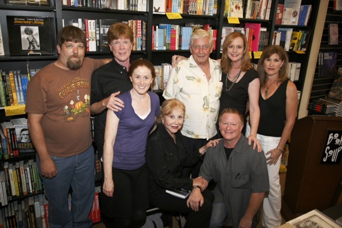 David Harper, Jon Walmsley, Kami Cotler, Michael Learned, Ralph Waite, Eric Scott, Mary McDonough and Judy Norton at 