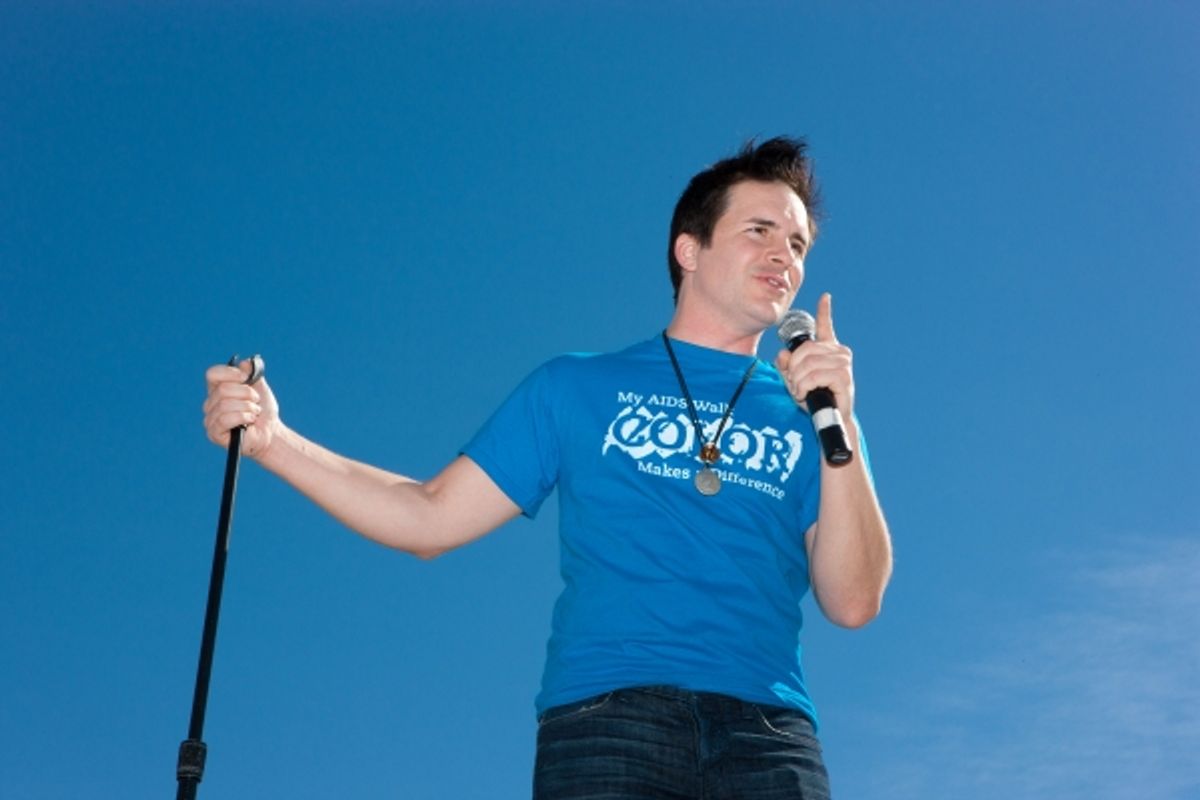 Hal Sparks pictured at The AFAN 21st ANNUAL AIDS WALK LAS VEGAS at World Market Center in Las Vegas, NV on April 17, 2011.  Ã‚Â© RD/ Kabik/ Retna Digital at 