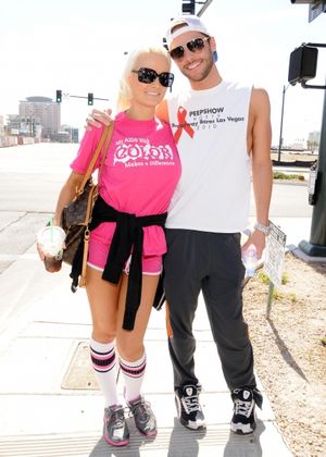 Holly Madison and Josh Strickland at the 21st Annual AFAN AIDS Walk in Las Vegas, NV. April 17, 2011 Ã'‚© Scott Harrison / Retna Ltd. @ BroadwayWorld Holly Madison and Josh Strickland at the 21st Annual AFAN AIDS Walk in Las Vegas, NV Photo