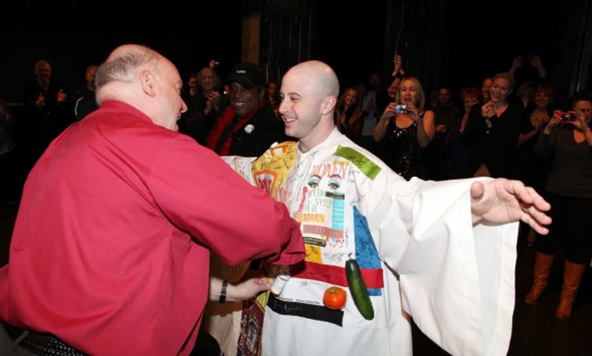 David Westphal (Actor's Equity) & Grady McLeod Bowman attending the 'Wonderland' Opening Night Gypsy Robe Ceremony Celebrating Recipient Grady McLeod Bowman in New York City. at 