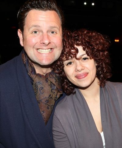 Edward Staudenmayer &  Janet Dacal attending the 'Wonderland' Opening Night Gypsy Rob Photo