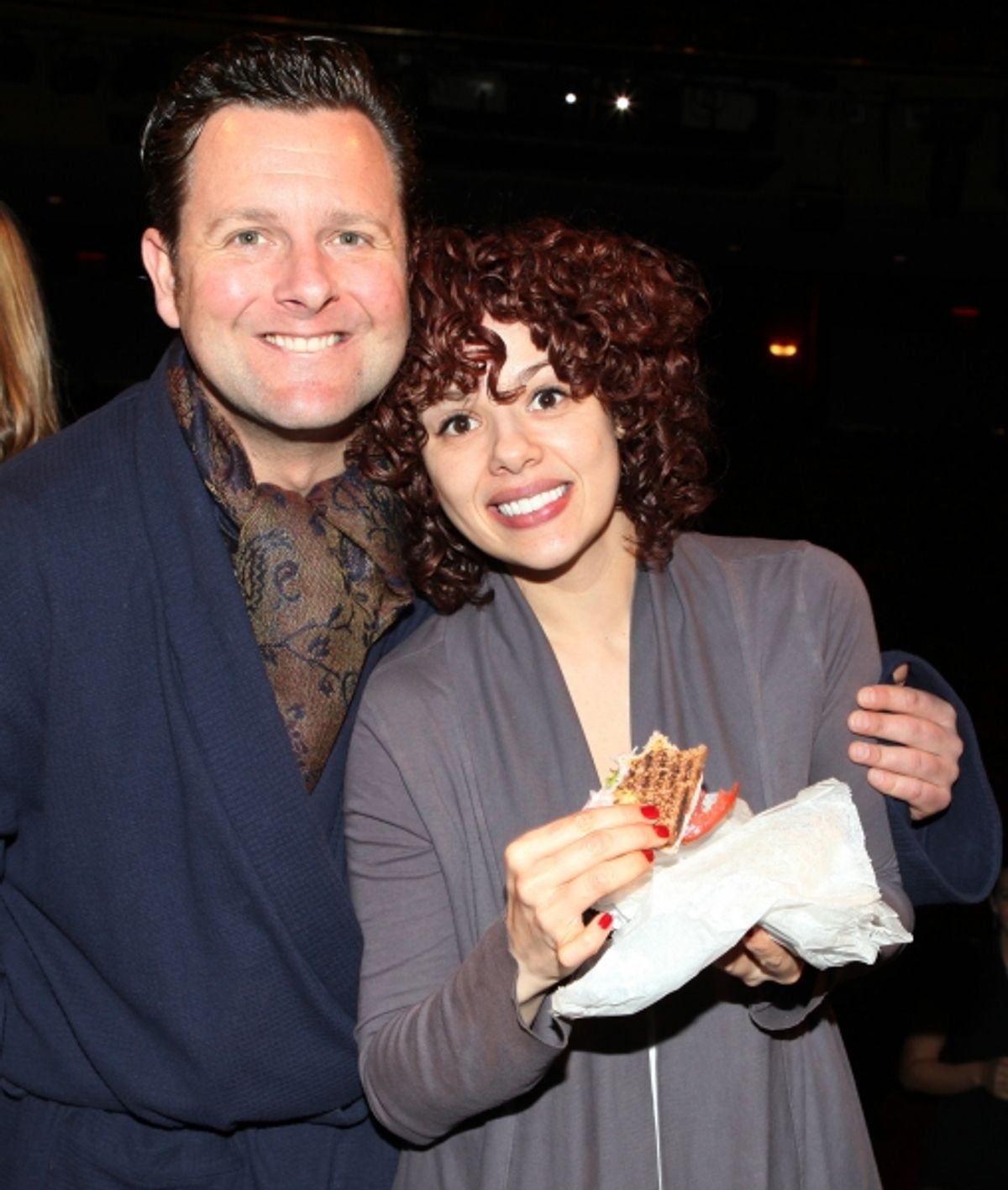 Edward Staudenmayer &  Janet Dacal attending the 'Wonderland' Opening Night Gypsy Robe Ceremony Celebrating Recipient Grady McLeod Bowman in New York City. at 