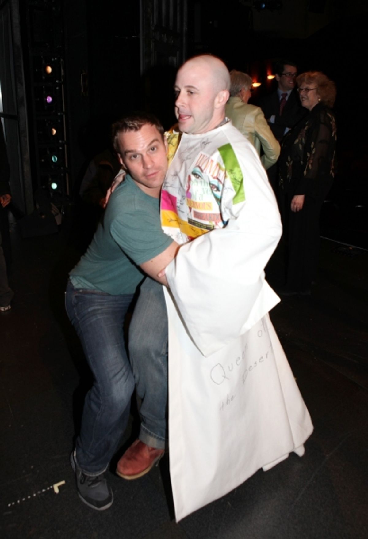 Darren Ritchie & Grady McLeod Bowman  attending the 'Wonderland' Opening Night Gypsy Robe Ceremony Celebrating Recipient Grady McLeod Bowman in New York City. at 