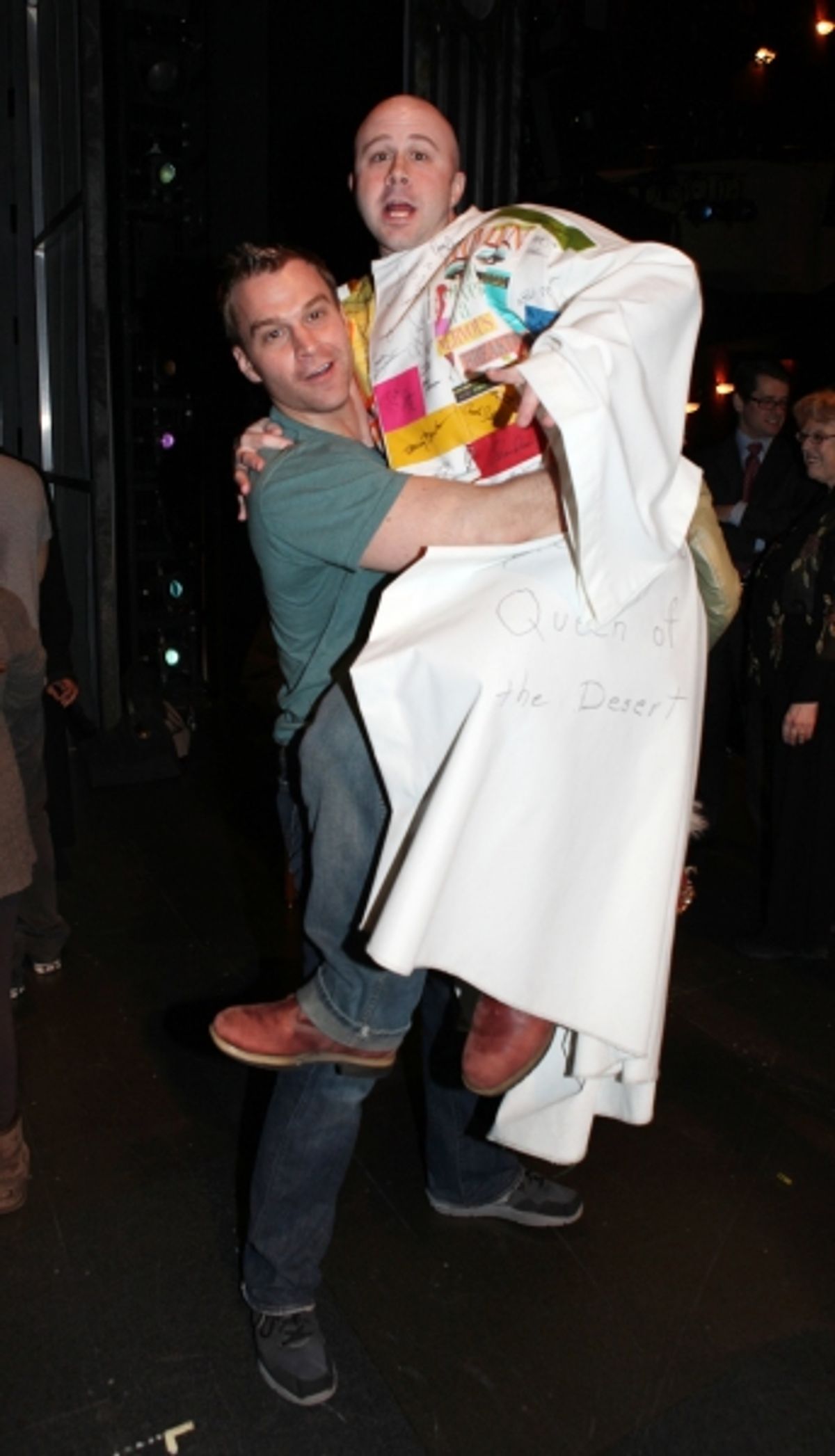 Darren Ritchie & Grady McLeod Bowman  attending the 'Wonderland' Opening Night Gypsy Robe Ceremony Celebrating Recipient Grady McLeod Bowman in New York City. at 