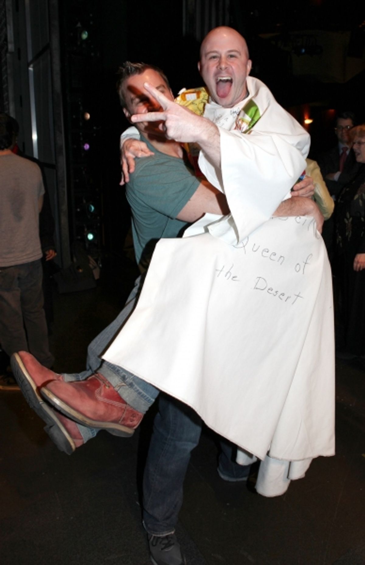 Darren Ritchie & Grady McLeod Bowman  attending the 'Wonderland' Opening Night Gypsy Robe Ceremony Celebrating Recipient Grady McLeod Bowman in New York City. at 
