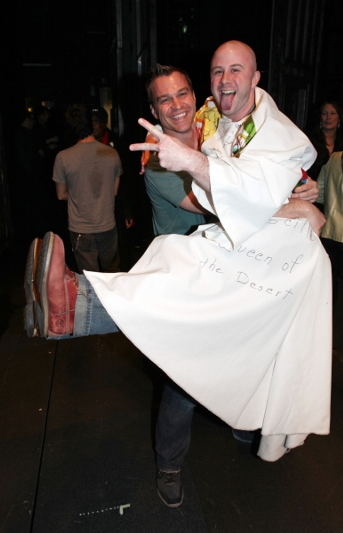 Darren Ritchie & Grady McLeod Bowman  attending the 'Wonderland' Opening Night Gypsy Robe Ceremony Celebrating Recipient Grady McLeod Bowman in New York City. at 