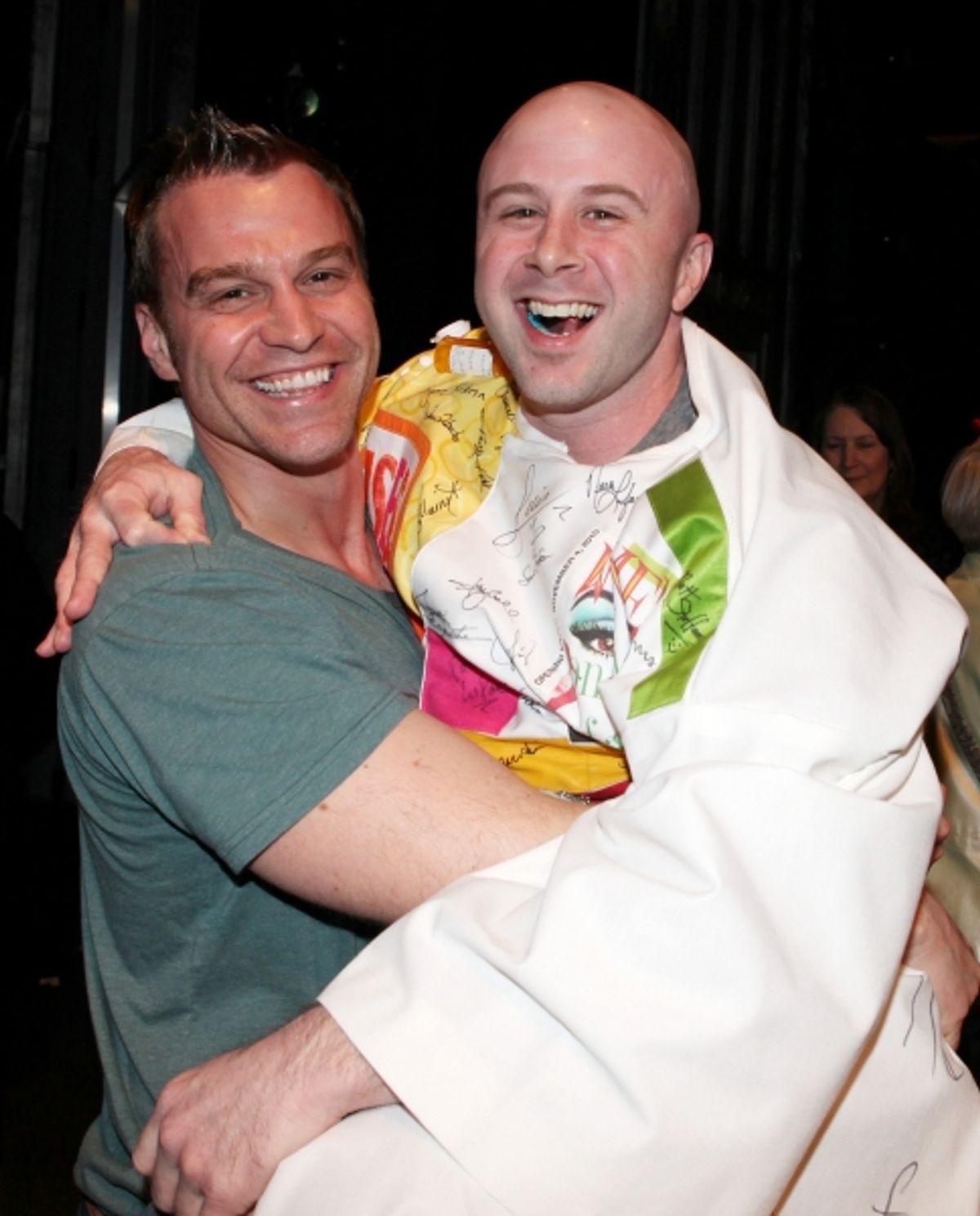 Darren Ritchie & Grady McLeod Bowman attending the 'Wonderland' Opening Night Gypsy Robe Ceremony Celebrating Recipient Grady McLeod Bowman in New York City. at 
