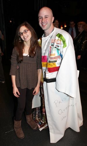 Grady McLeod Bowman & Carly Rose Sonenclar attending the 'Wonderland' Opening Night G Photo