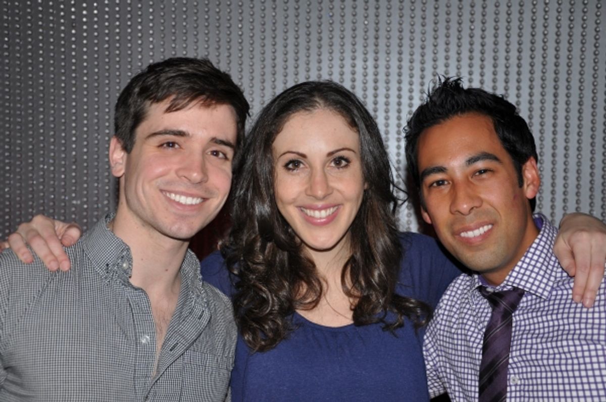 Matt Doyle, Anna Ty Bergman, Justin Mendoza at 