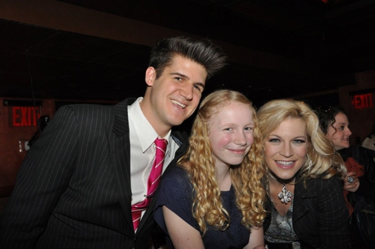 John Forslund, Kayla Goldman and Felicia Finley at 