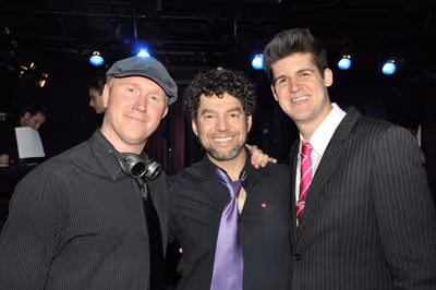 Chris Blisset (Composer), Paul Stancato (Director) and John Forslund Photo