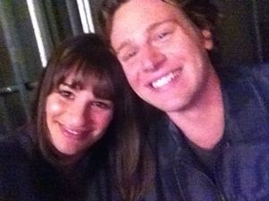 Lea Michele, Jonathan Groff @ BroadwayWorld Lea Michele, Jonathan Groff Photo