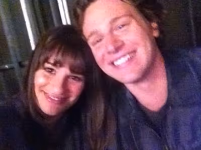 Lea Michele, Jonathan Groff Photo