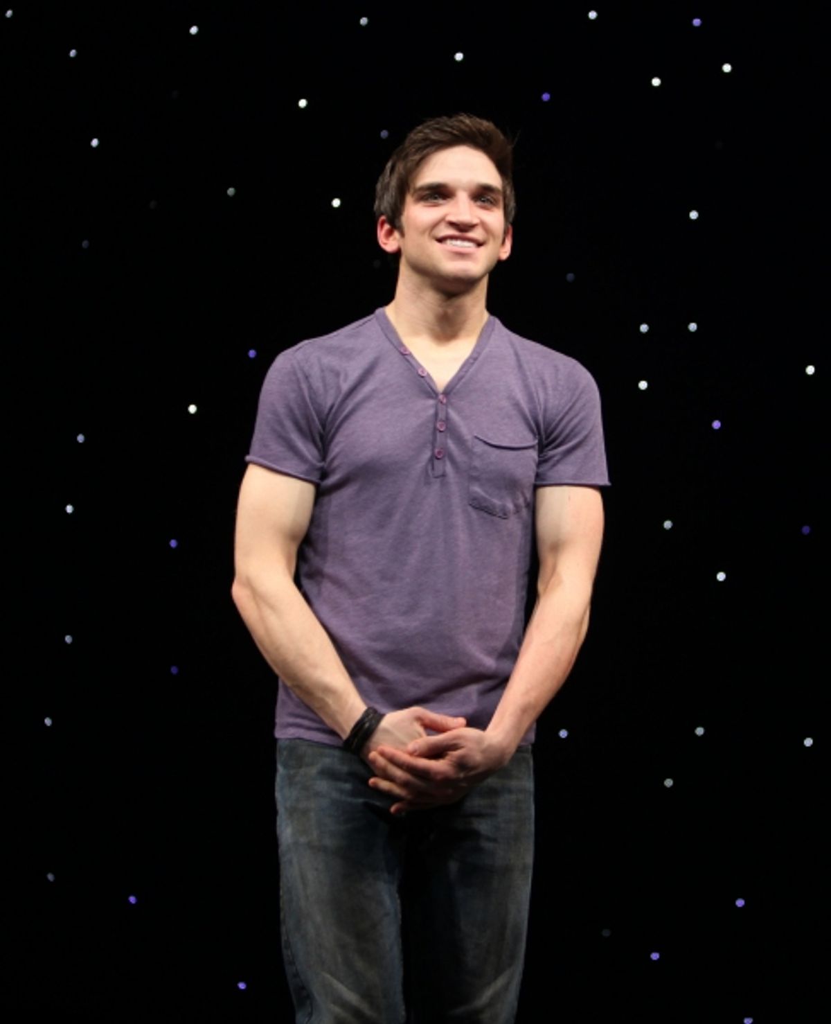 Evan Jonigeit attending the Broadway Opening Night Performance Curtain Call for 'High' in New York City. at 
