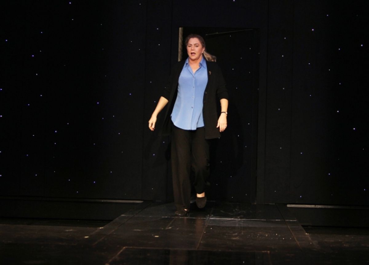 Kathleen Turner attending the Broadway Opening Night Performance Curtain Call for 'High' in New York City. at 